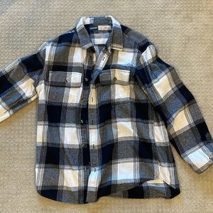 Plaid old navy button down (large)